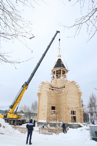 Чин освящения креста и купола над церковью в честь святого преподобного Евфимия