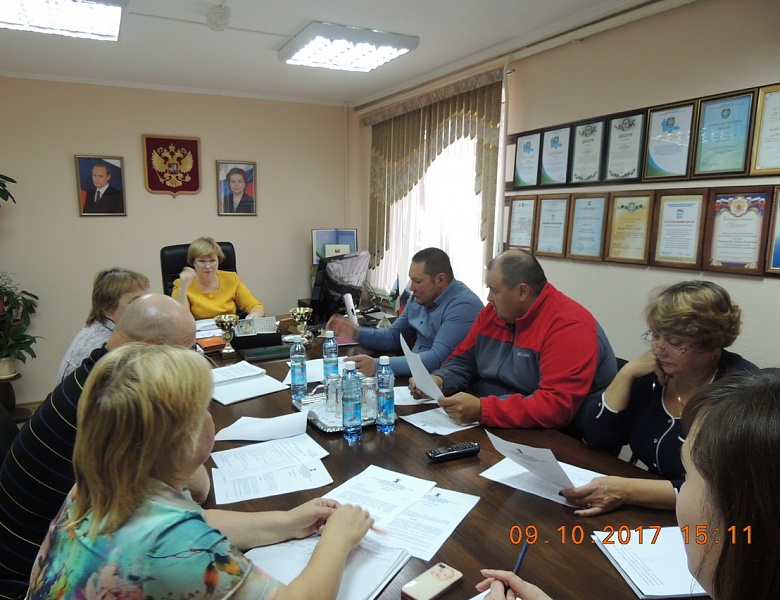 Заседание Совета депутатов сельского поселения Шапша 09 октября 2017 года