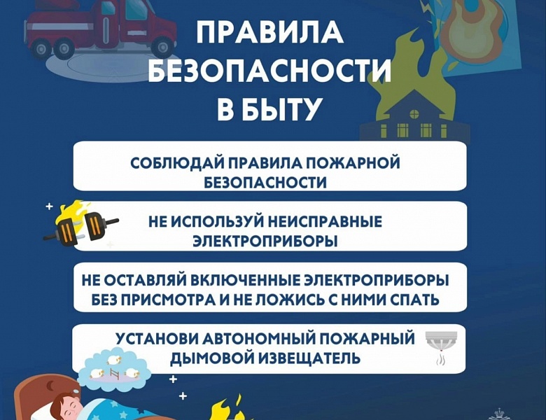Памятка: правила безопасности в быту