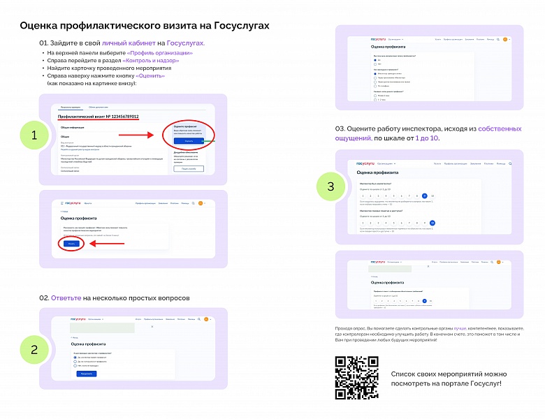  Возможность оценки профилактических визитов на Едином портале государственных и муниципальных услуг (функций)