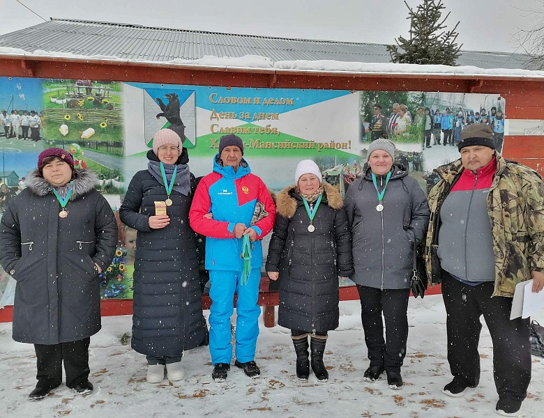 В сельском поселении Шапша состоялась традиционная XII-ая семейная лыжная эстафета 